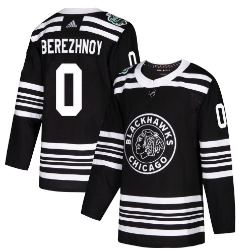 Stanislav Berezhnoy Chicago Blackhawks Adidas Youth Authentic 2019 Winter Classic Jersey (Black)