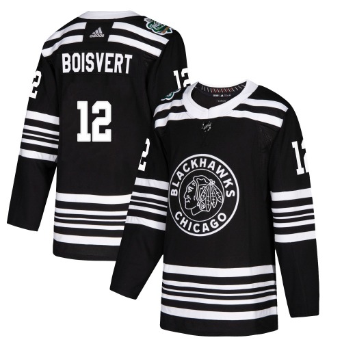 Sacha Boisvert Chicago Blackhawks Adidas Youth Authentic 2019 Winter Classic Jersey (Black)