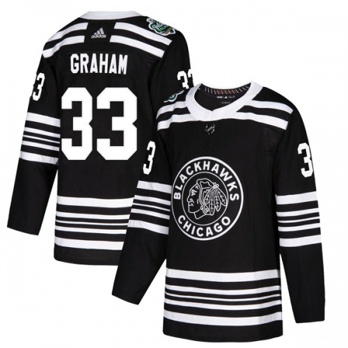 Dirk Graham Chicago Blackhawks Adidas Youth Authentic 2019 Winter Classic Jersey (Black)