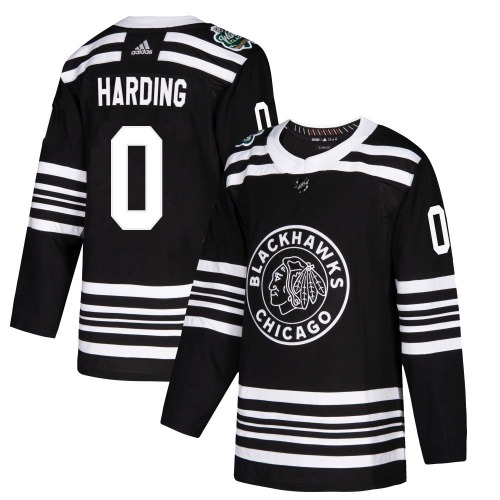 Taige Harding Chicago Blackhawks Adidas Youth Authentic 2019 Winter Classic Jersey (Black)