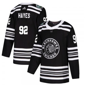Gavin Hayes Chicago Blackhawks Adidas Youth Authentic 2019 Winter Classic Jersey (Black)