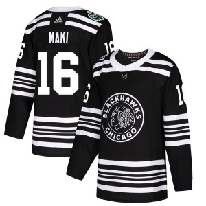 Chico Maki Chicago Blackhawks Adidas Youth Authentic 2019 Winter Classic Jersey (Black)