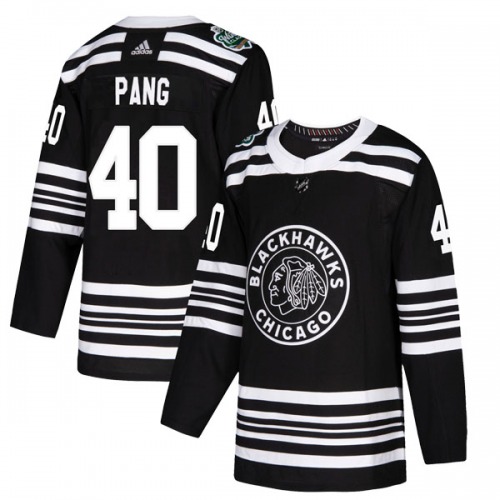 Darren Pang Chicago Blackhawks Adidas Youth Authentic 2019 Winter Classic Jersey (Black)