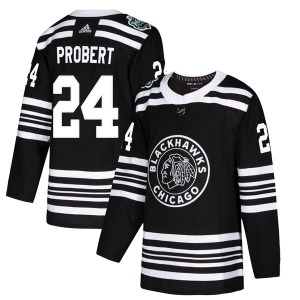 Bob Probert Chicago Blackhawks Adidas Youth Authentic 2019 Winter Classic Jersey (Black)