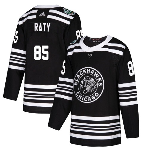 Aku Raty Chicago Blackhawks Adidas Youth Authentic 2019 Winter Classic Jersey (Black)