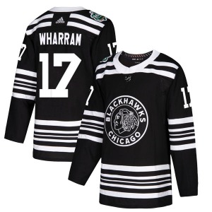 Kenny Wharram Chicago Blackhawks Adidas Youth Authentic 2019 Winter Classic Jersey (Black)