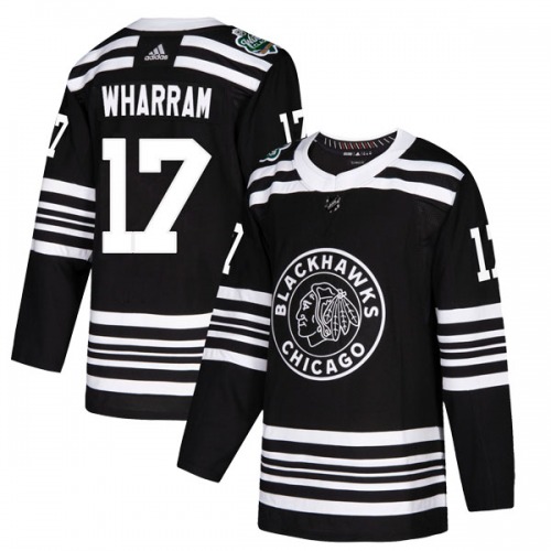 Kenny Wharram Chicago Blackhawks Adidas Youth Authentic 2019 Winter Classic Jersey (Black)