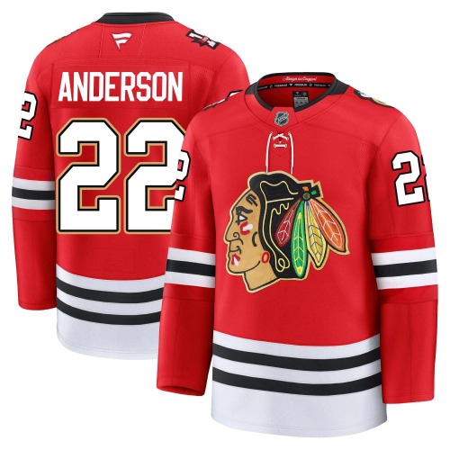 Joey Anderson Chicago Blackhawks Fanatics Premium Centennial Jersey (Red)