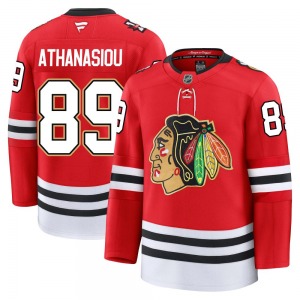 Andreas Athanasiou Chicago Blackhawks Fanatics Premium Centennial Jersey (Red)