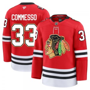 Drew Commesso Chicago Blackhawks Fanatics Premium Centennial Jersey (Red)