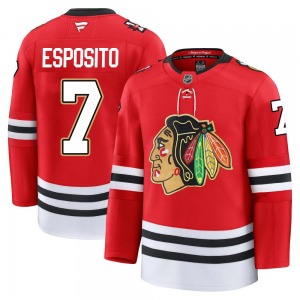 Phil Esposito Chicago Blackhawks Fanatics Premium Centennial Jersey (Red)
