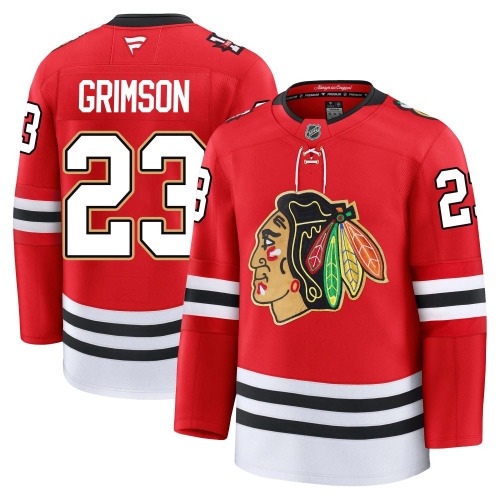 Stu Grimson Chicago Blackhawks Fanatics Premium Centennial Jersey (Red)