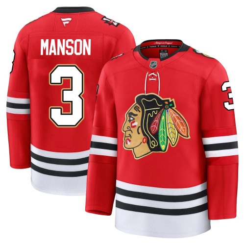 Dave Manson Chicago Blackhawks Fanatics Premium Centennial Jersey (Red)
