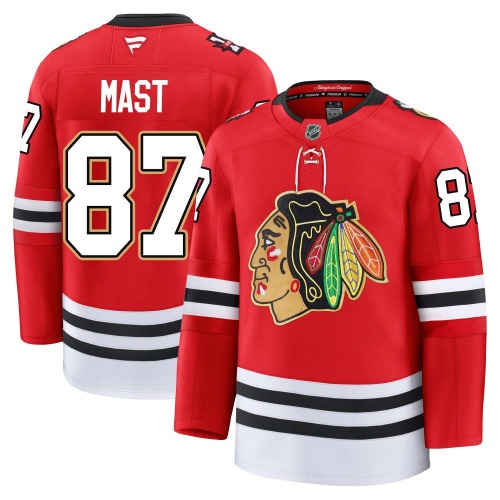 Ryan Mast Chicago Blackhawks Fanatics Premium Centennial Jersey (Red)