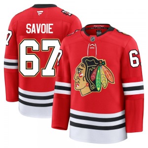 Samuel Savoie Chicago Blackhawks Fanatics Premium Centennial Jersey (Red)