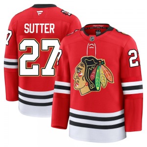 Darryl Sutter Chicago Blackhawks Fanatics Premium Centennial Jersey (Red)