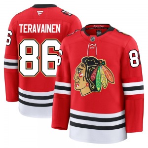 Teuvo Teravainen Chicago Blackhawks Fanatics Premium Centennial Jersey (Red)