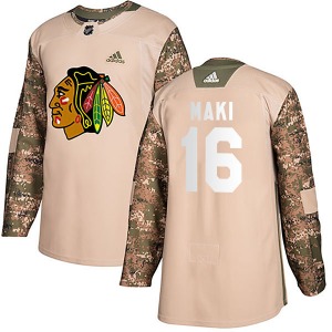 Chico Maki Chicago Blackhawks Adidas Youth Authentic Veterans Day Practice Jersey (Camo)