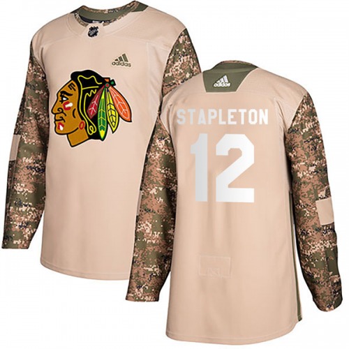 Pat Stapleton Chicago Blackhawks Adidas Youth Authentic Veterans Day Practice Jersey (Camo)