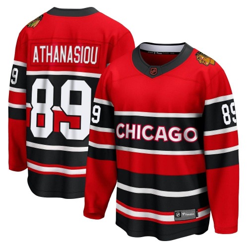Andreas Athanasiou Chicago Blackhawks Fanatics Branded Breakaway Special Edition 2.0 Jersey (Red)