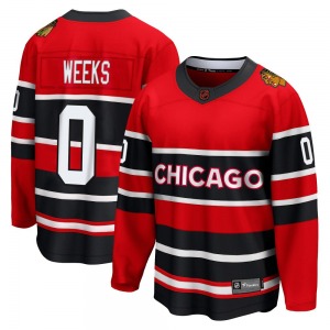 Mitchell Weeks Chicago Blackhawks Fanatics Branded Breakaway Special Edition 2.0 Jersey (Red)