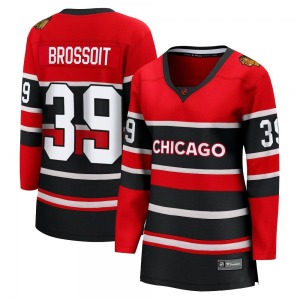 Laurent Brossoit Chicago Blackhawks Fanatics Branded Women's Breakaway Special Edition 2.0 Jersey (Red)