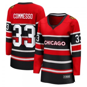 Drew Commesso Chicago Blackhawks Fanatics Branded Women's Breakaway Special Edition 2.0 Jersey (Red)