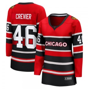 Louis Crevier Chicago Blackhawks Fanatics Branded Women's Breakaway Special Edition 2.0 Jersey (Red)