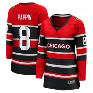 Jim Pappin Chicago Blackhawks Fanatics Branded Women's Breakaway Special Edition 2.0 Jersey (Red)