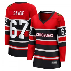 Samuel Savoie Chicago Blackhawks Fanatics Branded Women's Breakaway Special Edition 2.0 Jersey (Red)