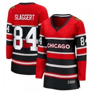Landon Slaggert Chicago Blackhawks Fanatics Branded Women's Breakaway Special Edition 2.0 Jersey (Red)