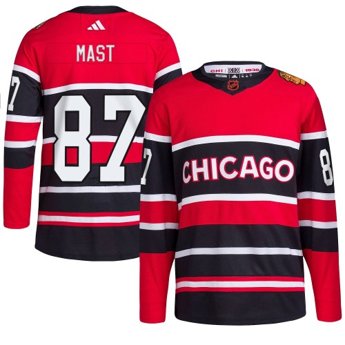 Ryan Mast Chicago Blackhawks Adidas Youth Authentic Reverse Retro 2.0 Jersey (Red)