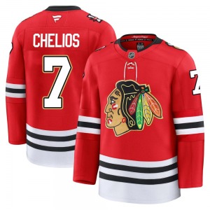 Chris Chelios Chicago Blackhawks Fanatics Youth Premium Centennial Jersey (Red)