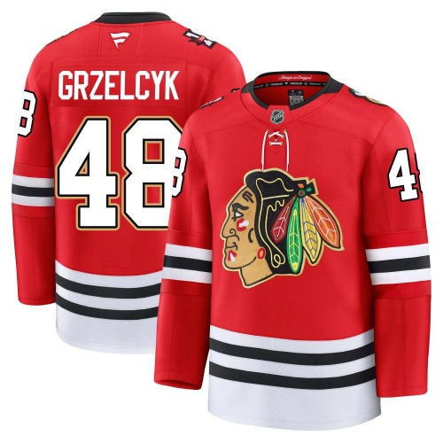 Matt Grzelcyk Chicago Blackhawks Fanatics Youth Premium Centennial Jersey (Red)