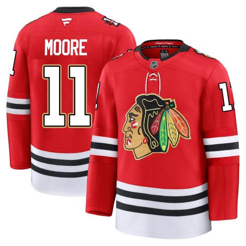 Oliver Moore Chicago Blackhawks Fanatics Youth Premium Centennial Jersey (Red)