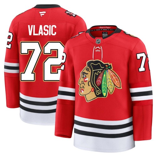Alex Vlasic Chicago Blackhawks Fanatics Youth Premium Centennial Jersey (Red)