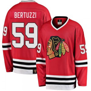 Tyler Bertuzzi Chicago Blackhawks Fanatics Branded Premier Breakaway Heritage Jersey (Red)