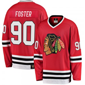 Scott Foster Chicago Blackhawks Fanatics Branded Premier Breakaway Heritage Jersey (Red)