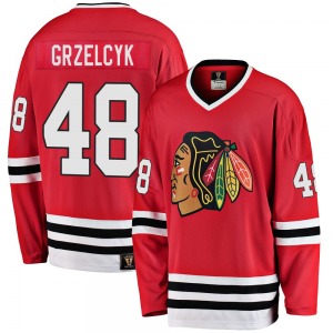 Matt Grzelcyk Chicago Blackhawks Fanatics Branded Premier Breakaway Heritage Jersey (Red)