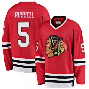 Phil Russell Chicago Blackhawks Fanatics Branded Premier Breakaway Heritage Jersey (Red)
