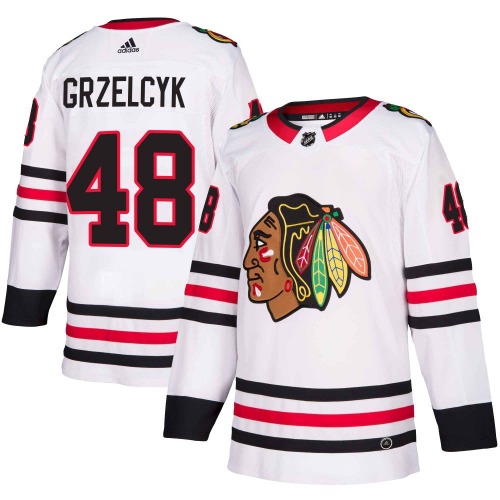 Matt Grzelcyk Chicago Blackhawks Adidas Authentic Away Jersey (White)