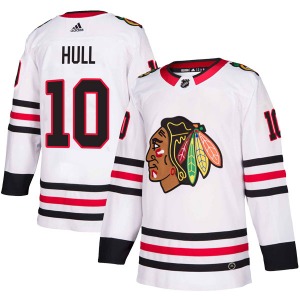 Dennis Hull Chicago Blackhawks Adidas Authentic Away Jersey (White)
