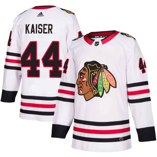 Wyatt Kaiser Chicago Blackhawks Adidas Authentic Away Jersey (White)