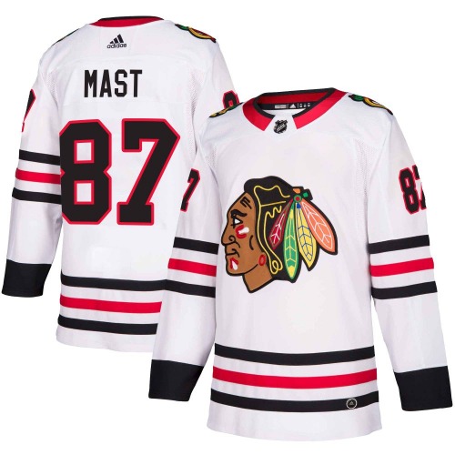 Ryan Mast Chicago Blackhawks Adidas Authentic Away Jersey (White)