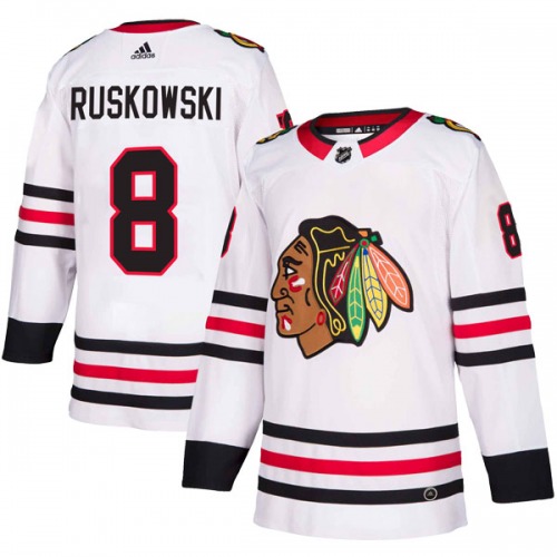 Terry Ruskowski Chicago Blackhawks Adidas Authentic Away Jersey (White)