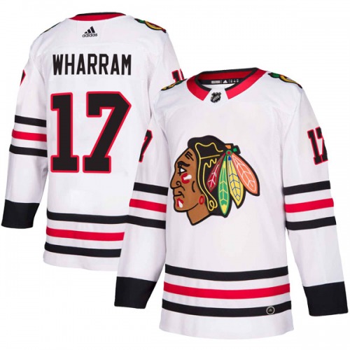 Kenny Wharram Chicago Blackhawks Adidas Authentic Away Jersey (White)