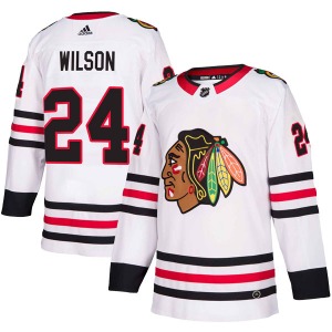 Doug Wilson Chicago Blackhawks Adidas Authentic Away Jersey (White)