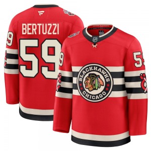 Tyler Bertuzzi Chicago Blackhawks Fanatics Premium 2025 Winter Classic Jersey (Red)
