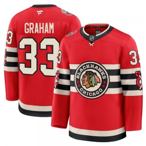 Dirk Graham Chicago Blackhawks Fanatics Premium 2025 Winter Classic Jersey (Red)