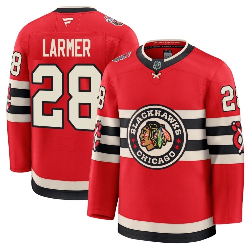 Steve Larmer Chicago Blackhawks Fanatics Premium 2025 Winter Classic Jersey (Red)